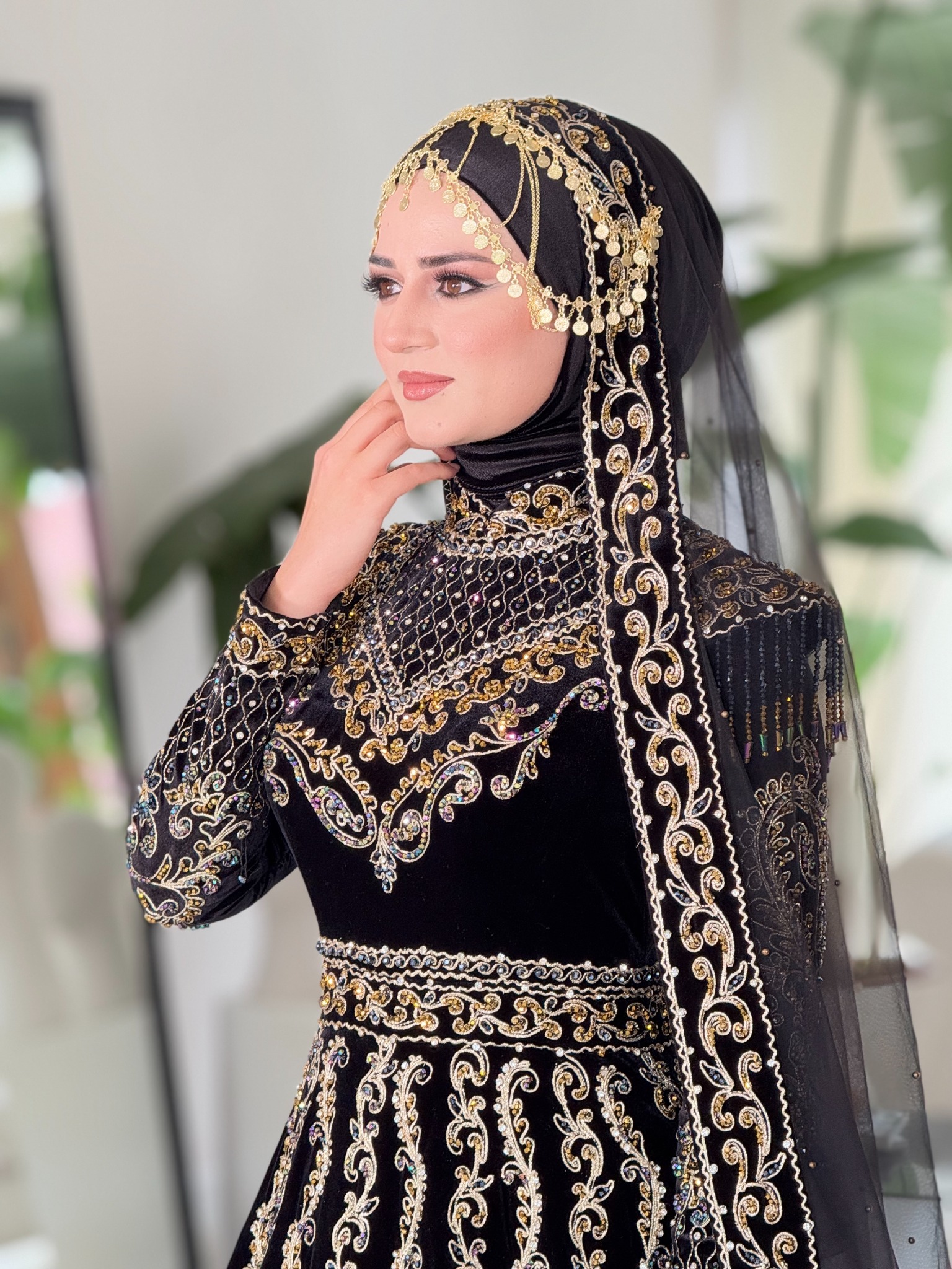 HÜRREM KAFTAN SİYAH