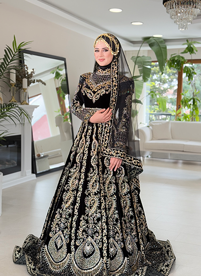 HÜRREM KAFTAN SİYAH