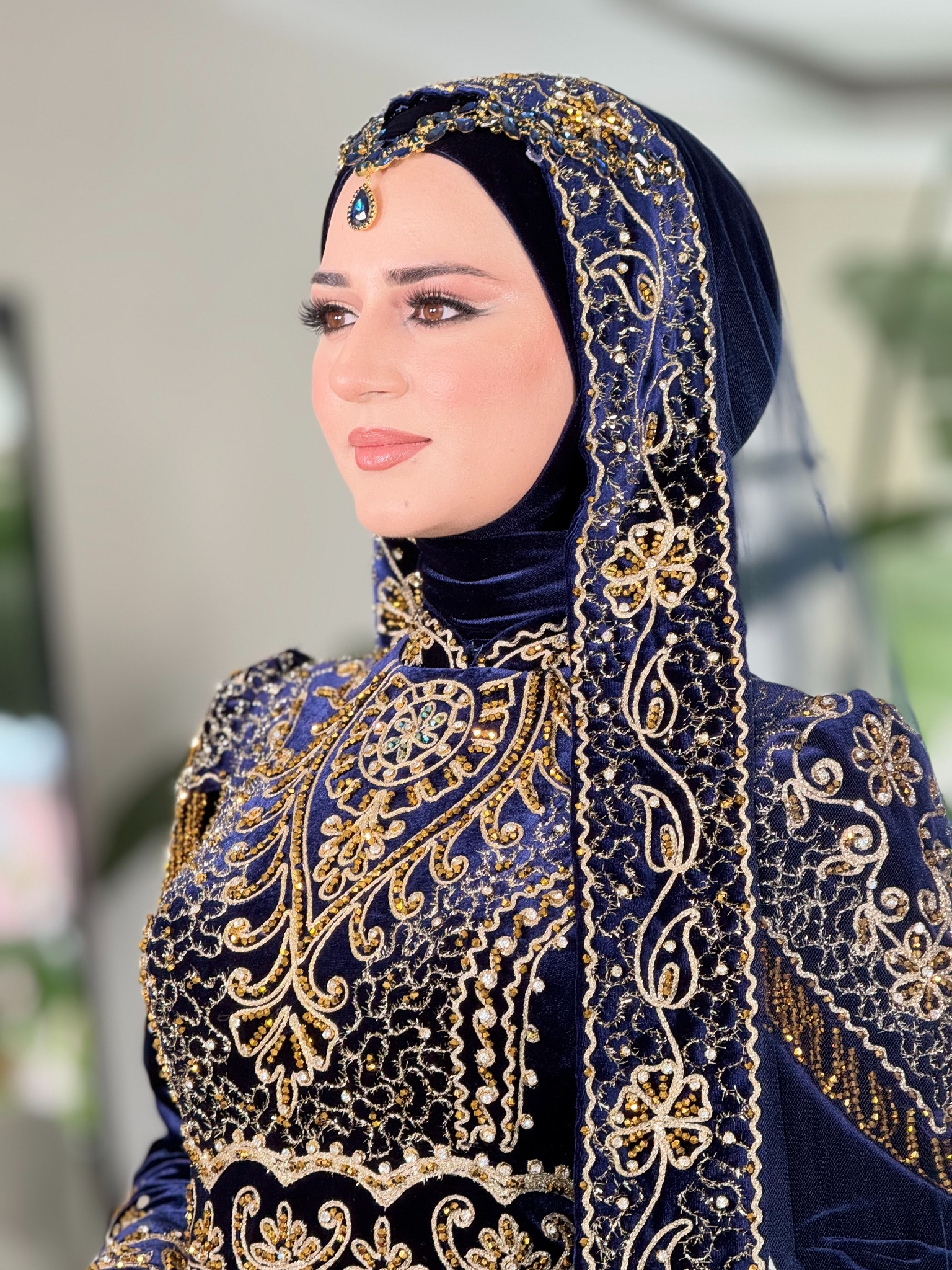 HÜRREM KAFTAN LACİVERT